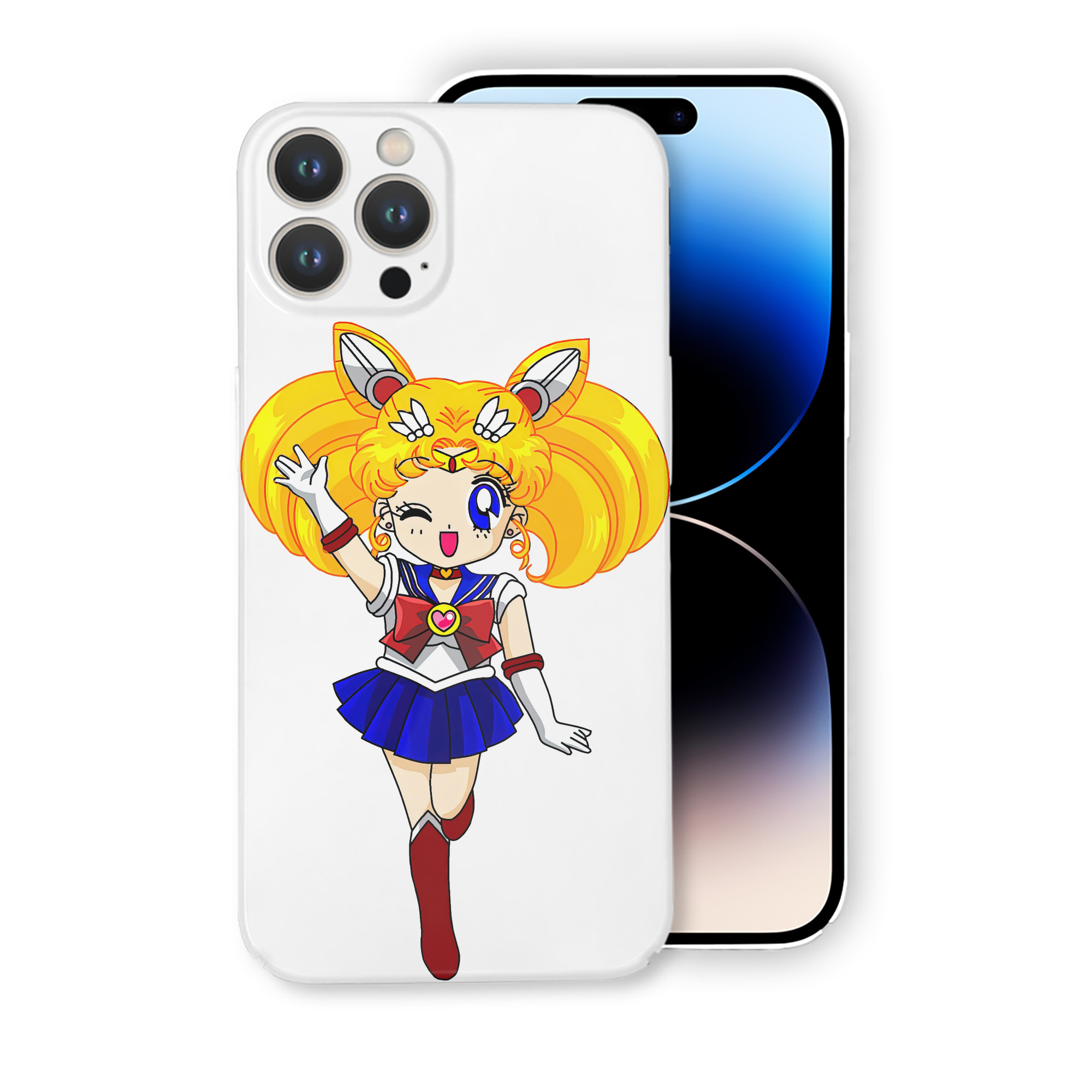 （画像用） 美少女戦士セーラームーン 月野 うさぎ つきの うさぎ Sailor Moon Tsukino Usagi 【iPhone 14シリーズ対応】ハードケース